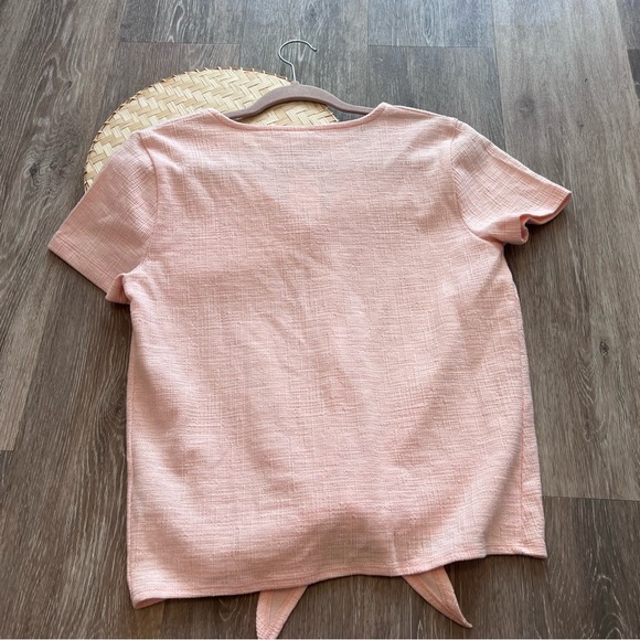 NWT j. Crew pink tie front tee - Picture 6 of 6
